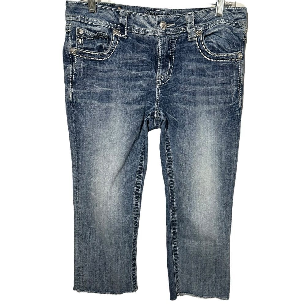 Miss Me Women's size 30  Blue Denim capri Jeans Style no: 16538762 VTG 178 color
